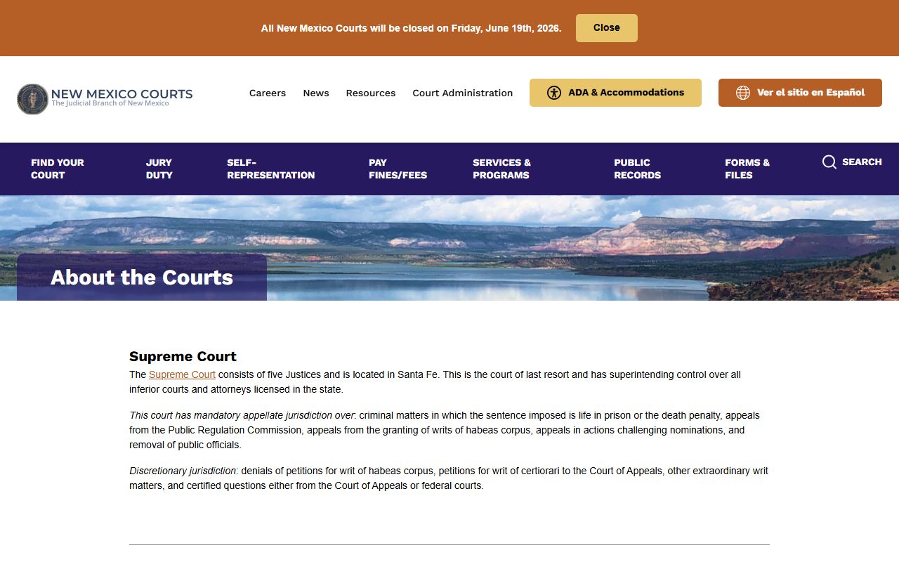 Catron County court records New Mexico court structure