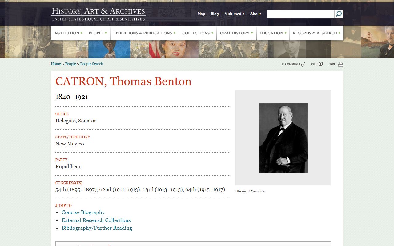 Catron County court records Thomas B Catron history